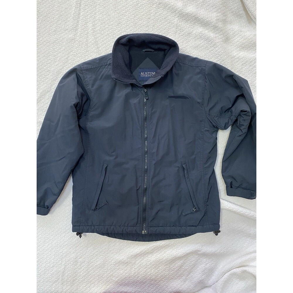 Austin Clothing Co. Women’s Small Navy Blue Fleece-Lined Full Zip Jacket